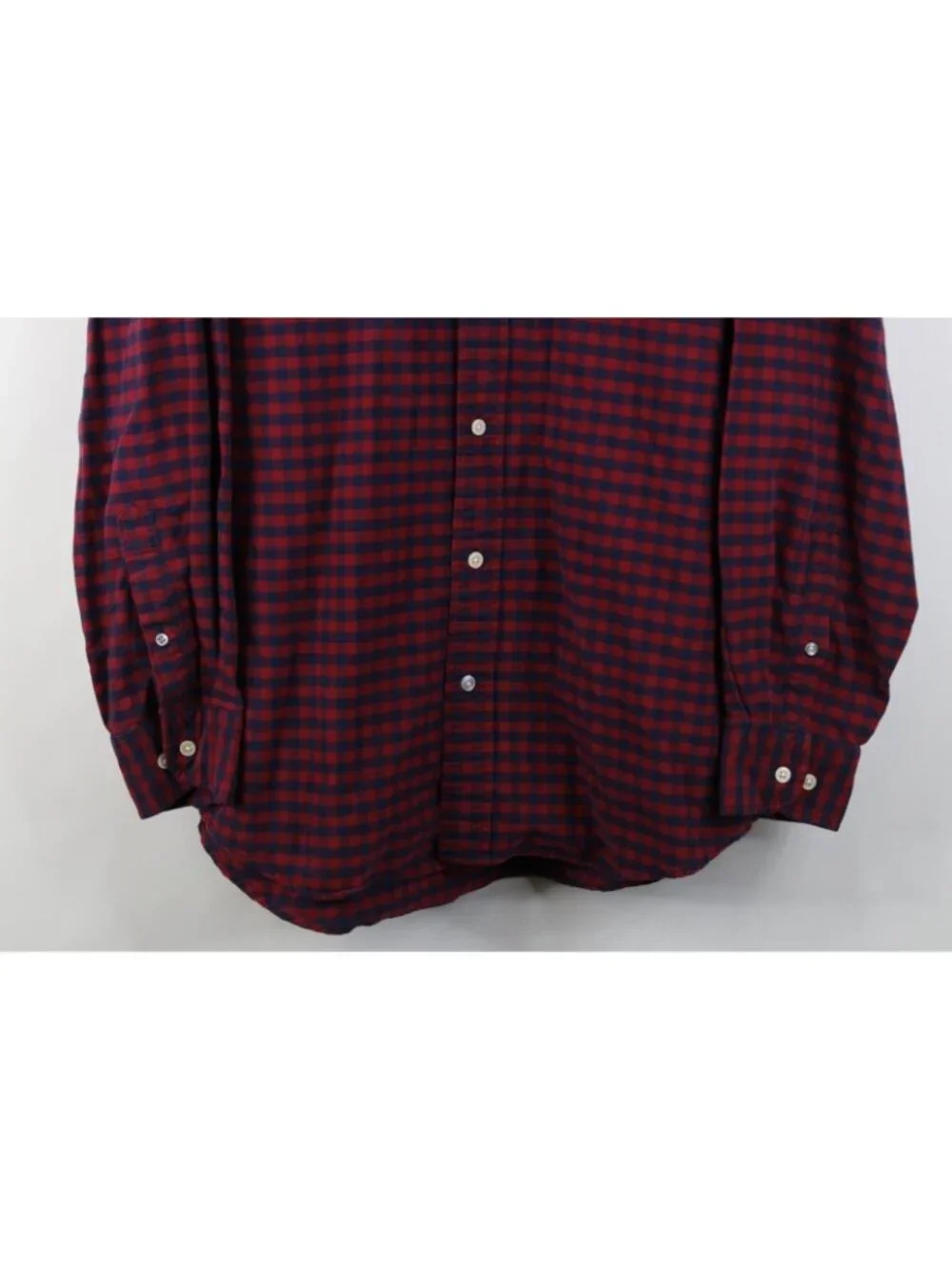 Vtg 90s Banana Republic Mens Large Faded Heavyweight Collared Button Down Shirt